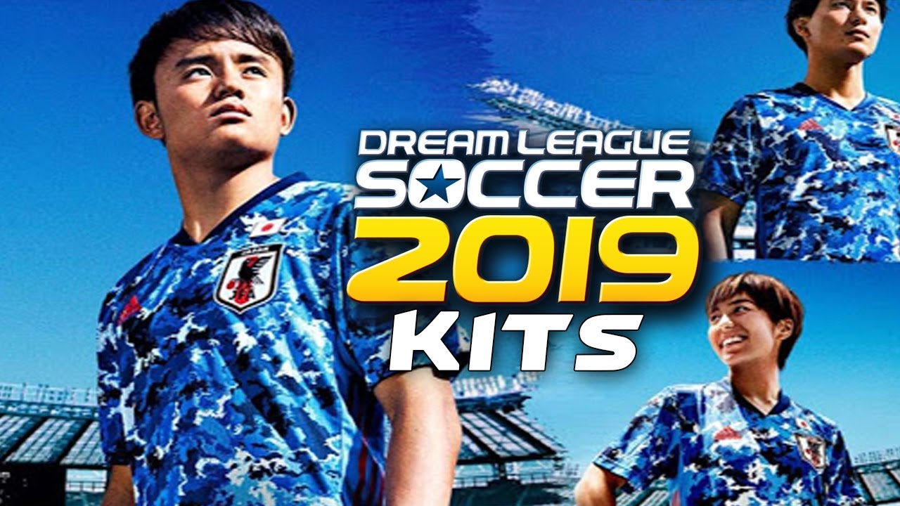 Japan 2020 Home Dls kit Dream League Soccer 2019